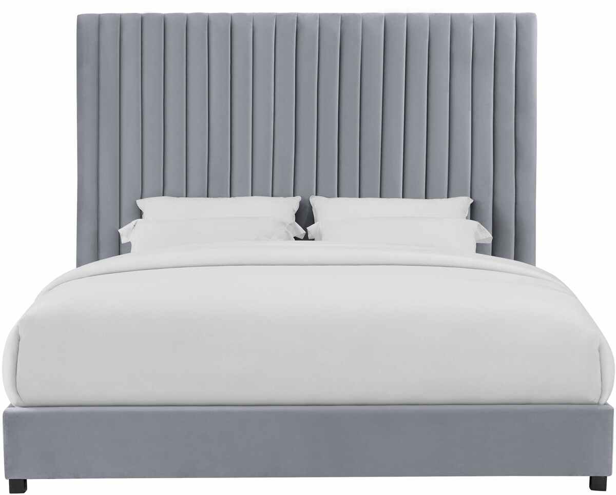 Arabelle Grey Bed Queen Size In Houston | BeBoldFurniture 