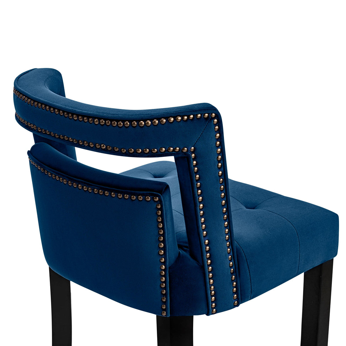 Hart Navy Velvet Bar Stool | BeBoldFurniture