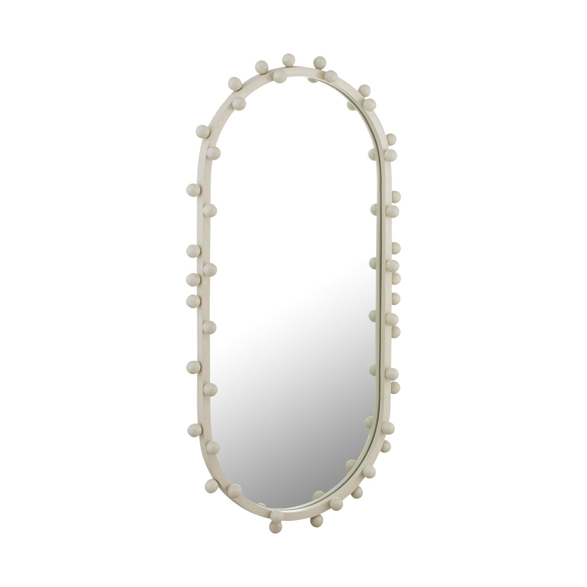 Bubbles Ivory Large Oval Wall Mirror | BeBoldFurniture