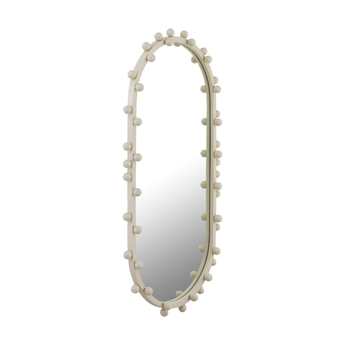 Bubbles Ivory Large Oval Wall Mirror | BeBoldFurniture