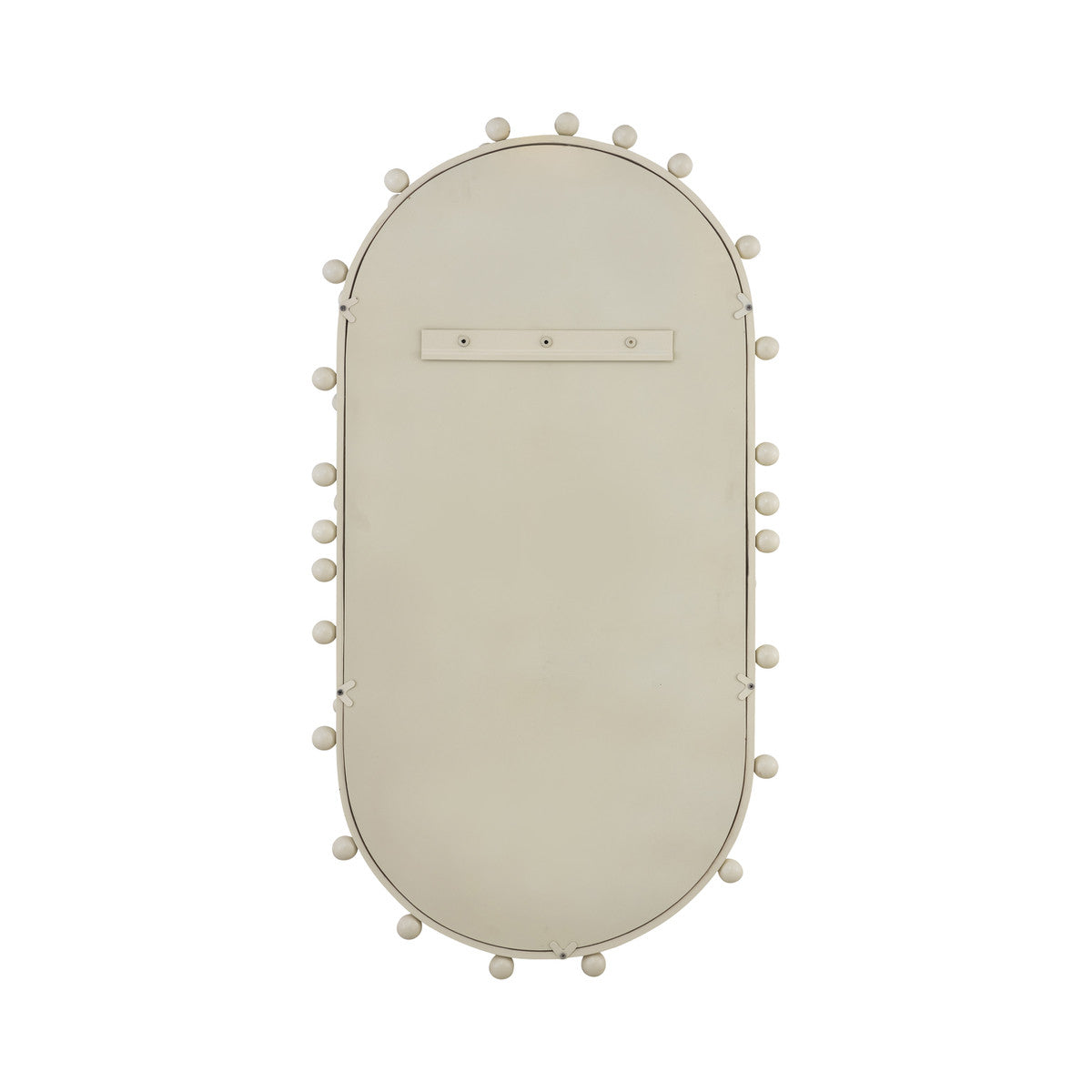 Bubbles Ivory Large Oval Wall Mirror | BeBoldFurniture