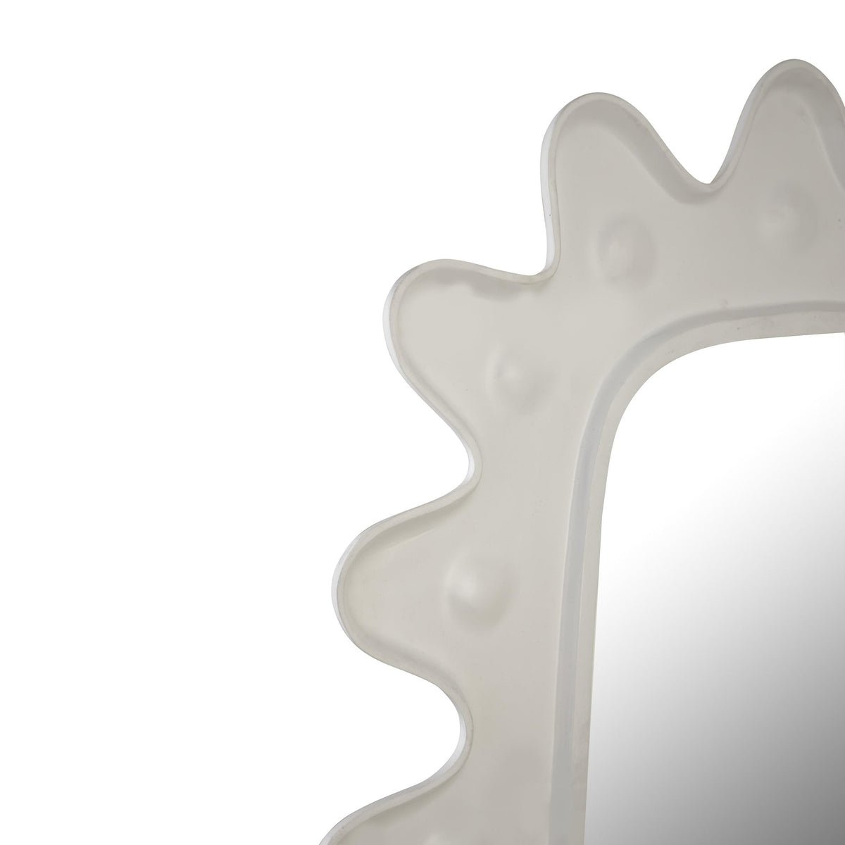 Genesis Mirror in White | BeBoldFurniture