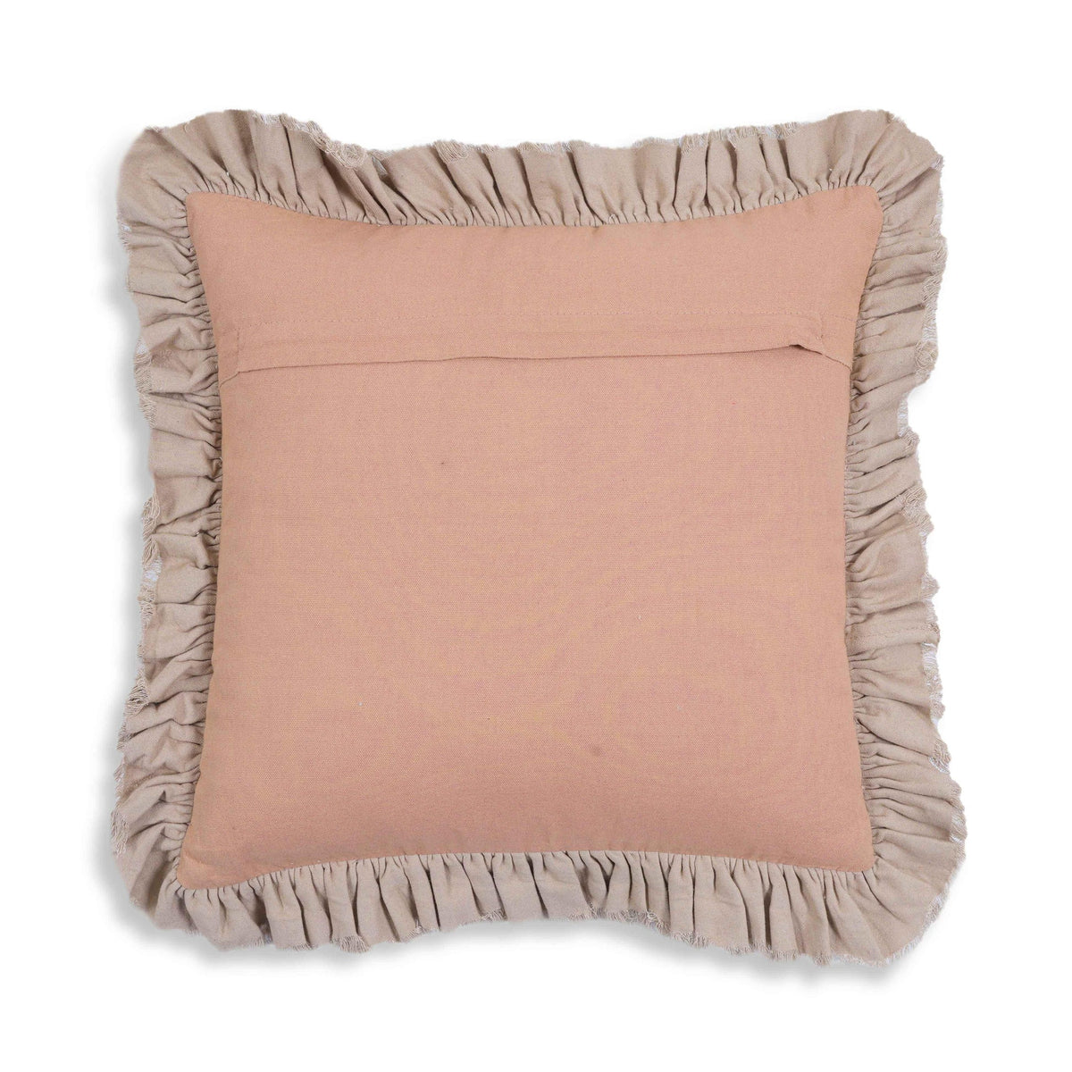 Alessia Distressed Pink Velvet Pillow | BeBoldFurniture