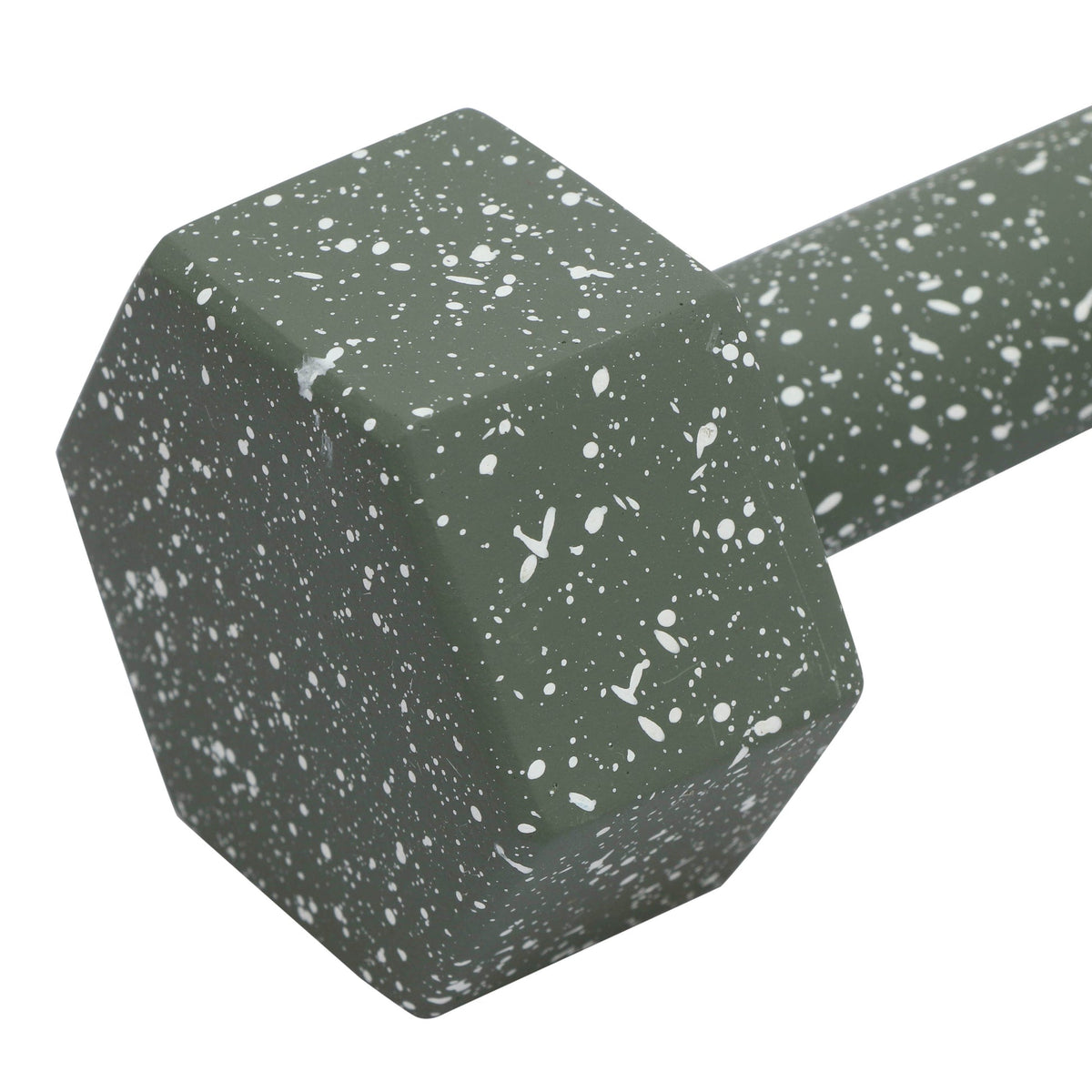 Gabby Speckled Army Green Decorative Dumbbell | BeBoldFurniture