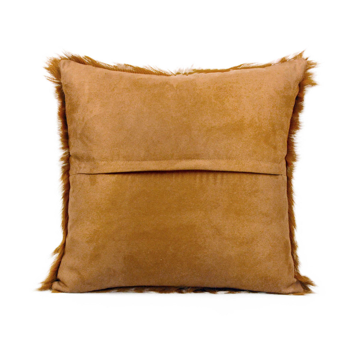 Amber 18" Genuine Goatskin Pillow In Houston | BeBoldFurniture 