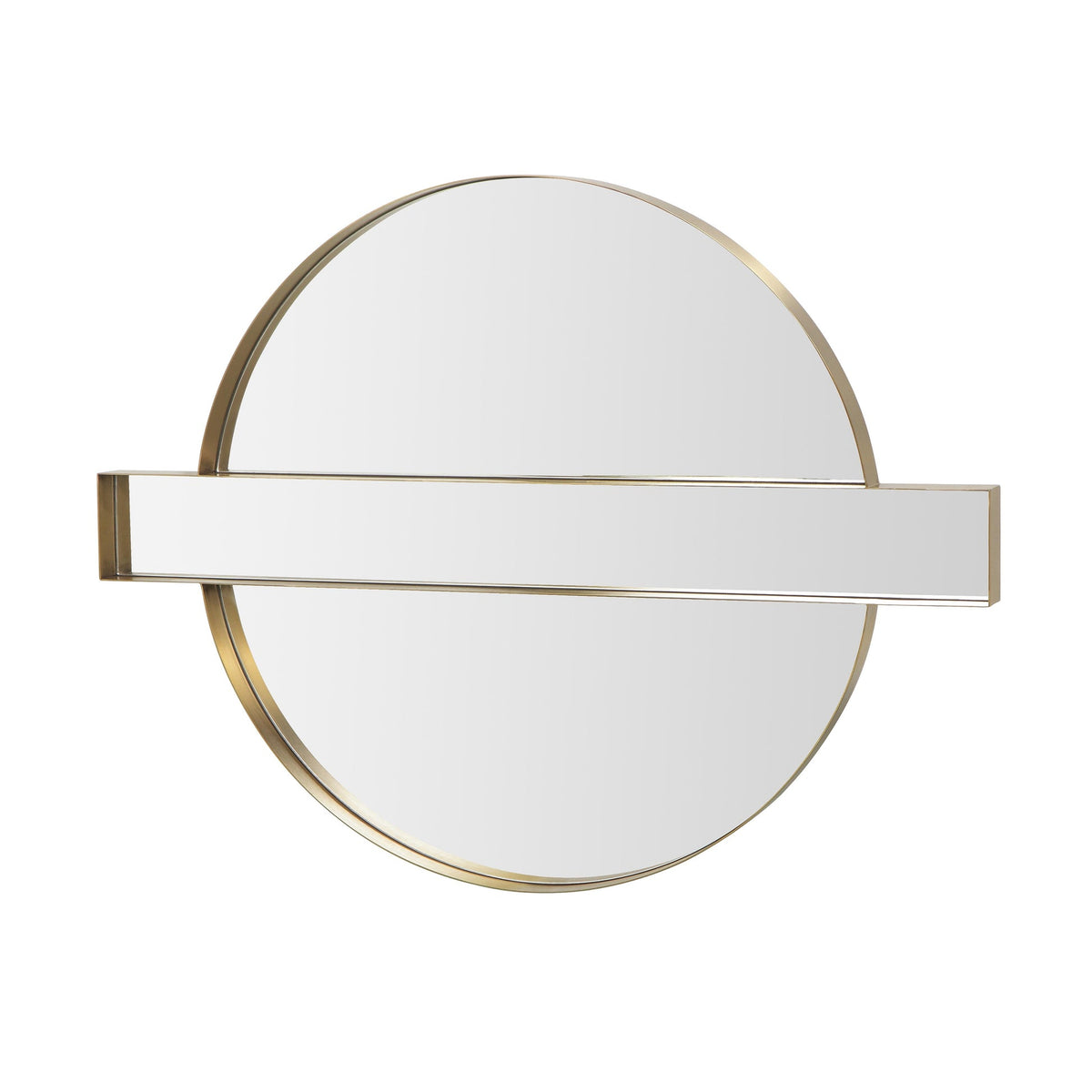 Carri Gold Round Wall Mirror | BeBoldFurniture