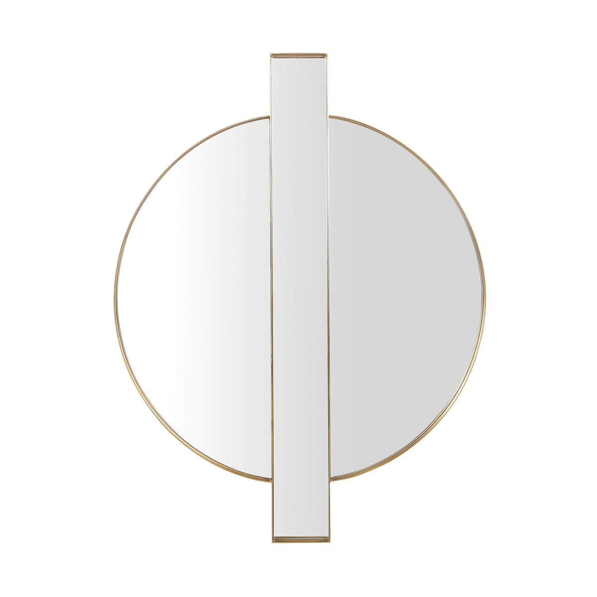 Carri Gold Round Wall Mirror | BeBoldFurniture