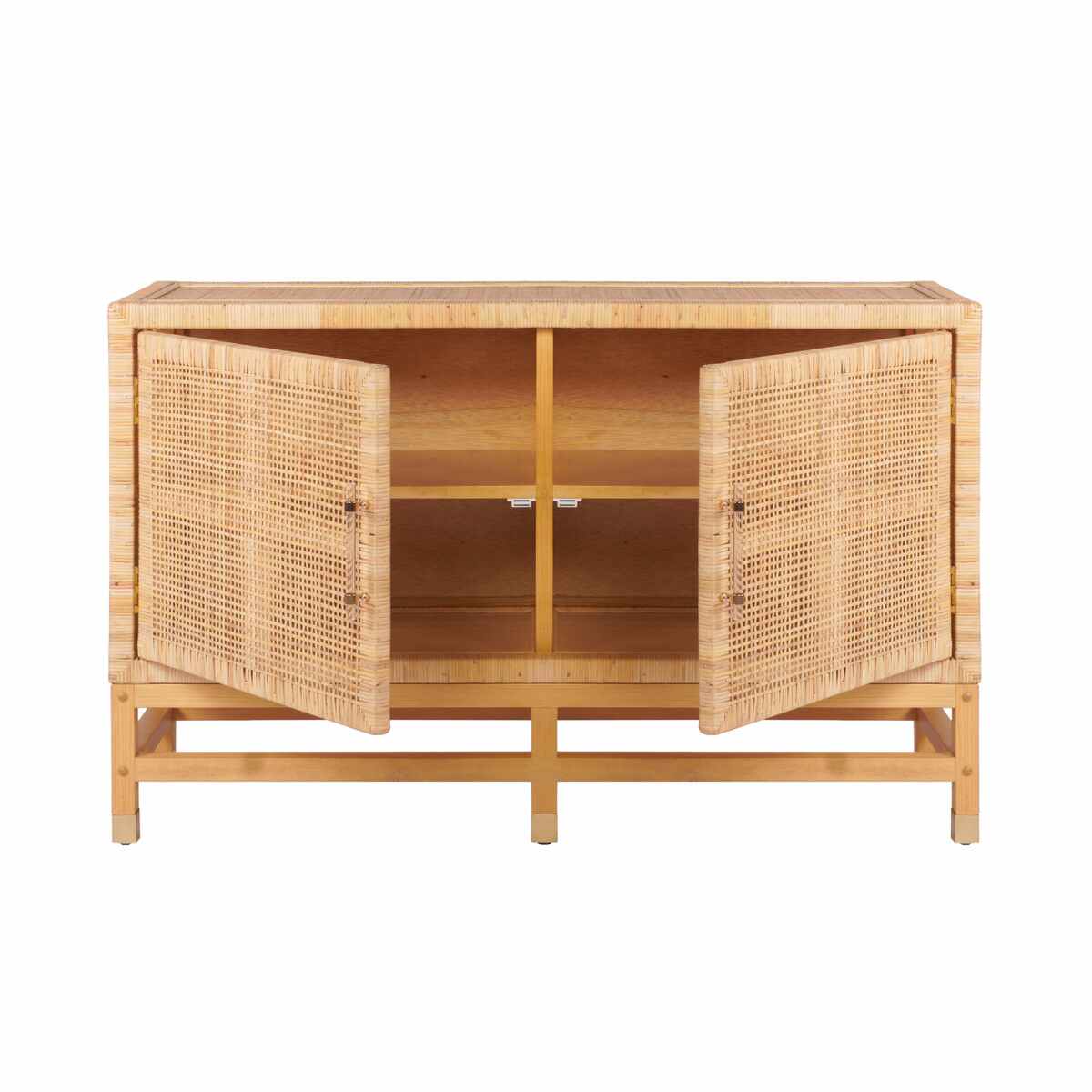 Amara Natural Woven Rattan Buffet In Houston | BeBoldFurniture 