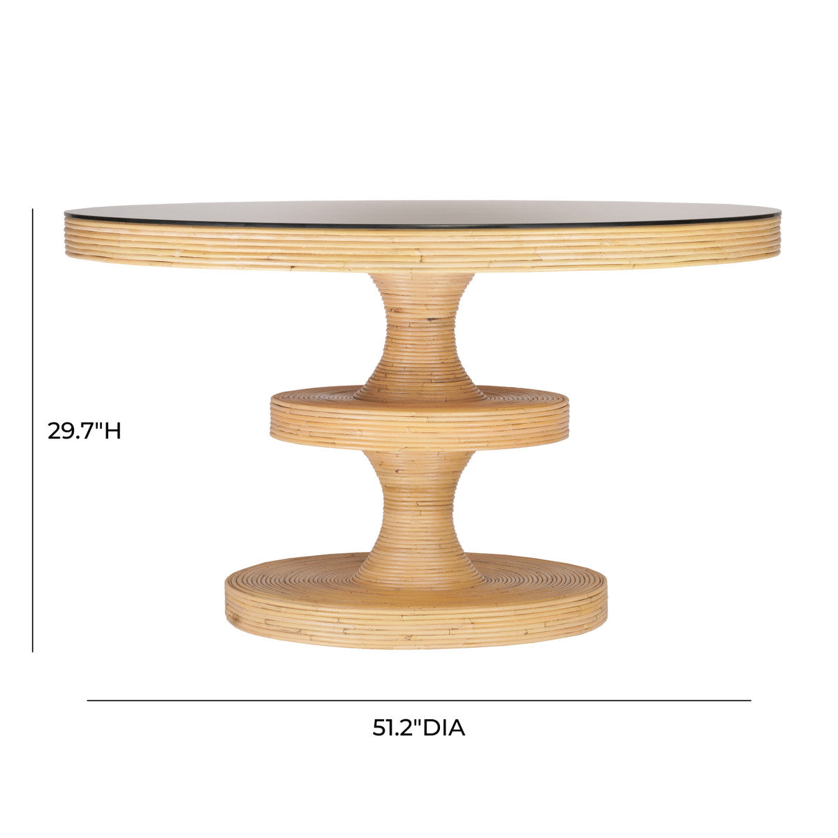 Shop Apollonia 51" Round Dining Table In Houston | BeBoldFurniture 