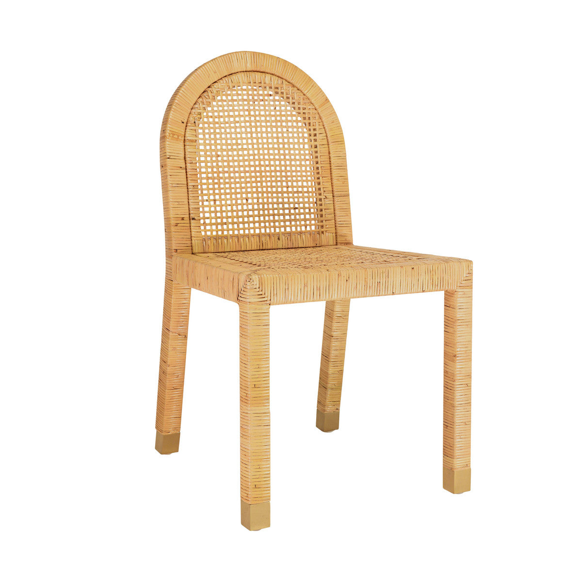 Amara Natural Rattan Dining Chair In Houston | BeBoldFurniture 