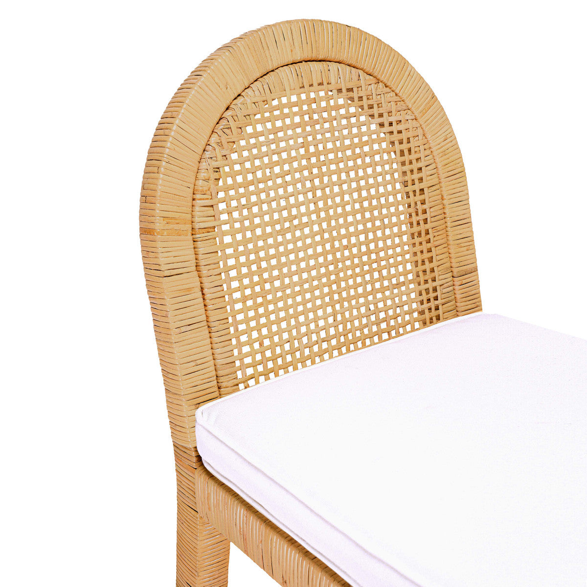 Amara Natural Rattan Dining Chair In Houston | BeBoldFurniture 