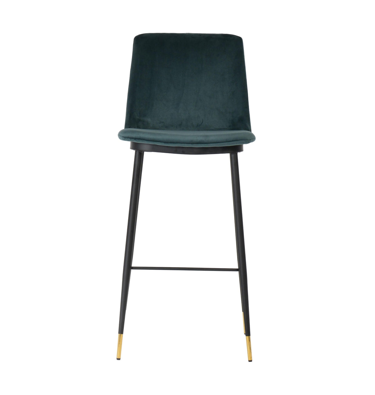 Evora Green Velvet Counter Stool (Set of 2) | BeBoldFurniture