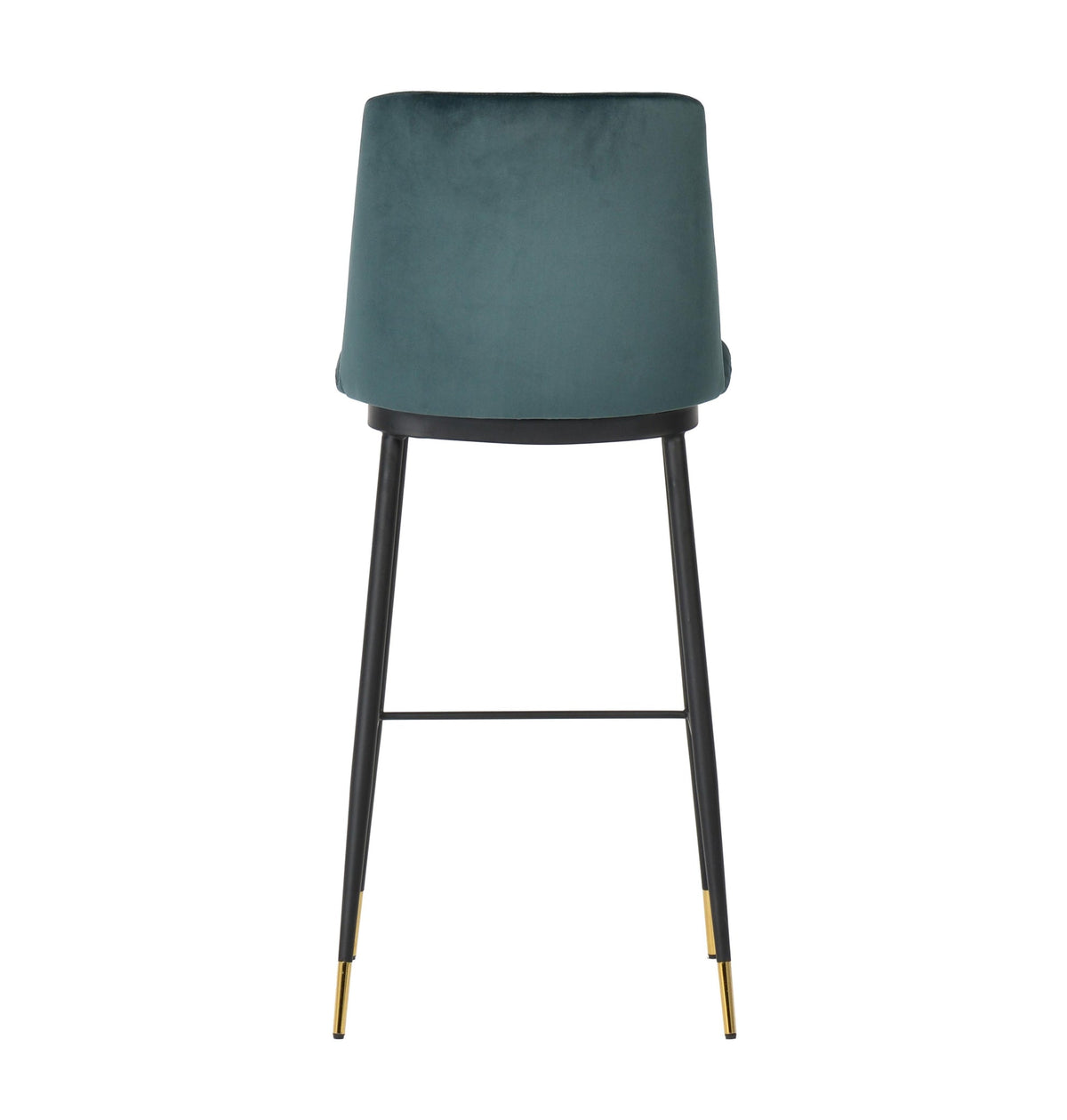 Evora Green Velvet Counter Stool (Set of 2) | BeBoldFurniture