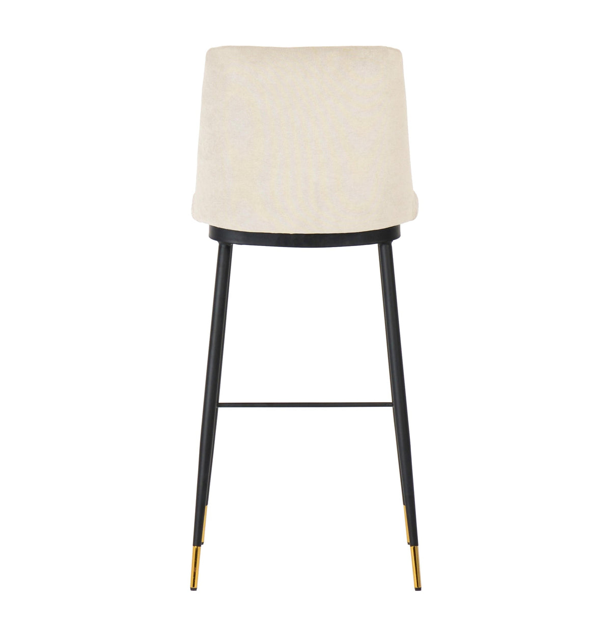 Evora Cream Velvet Counter Stool (Set of 2) | BeBoldFurniture