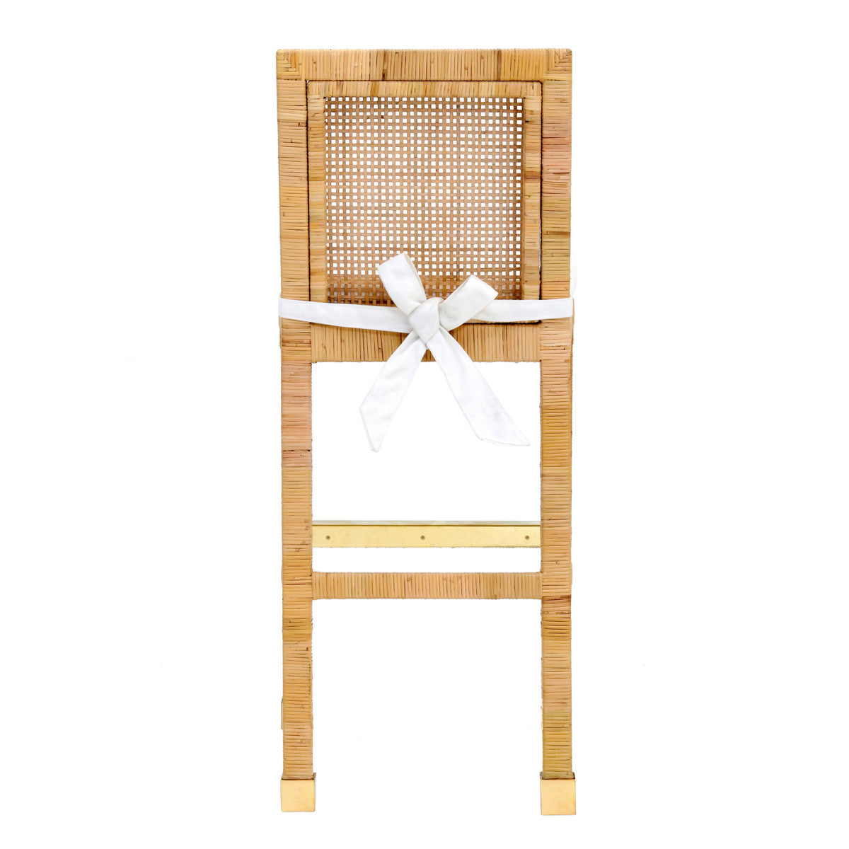 Amara Rattan Fabric Counter Stool In Houston | BeBoldFurniture 