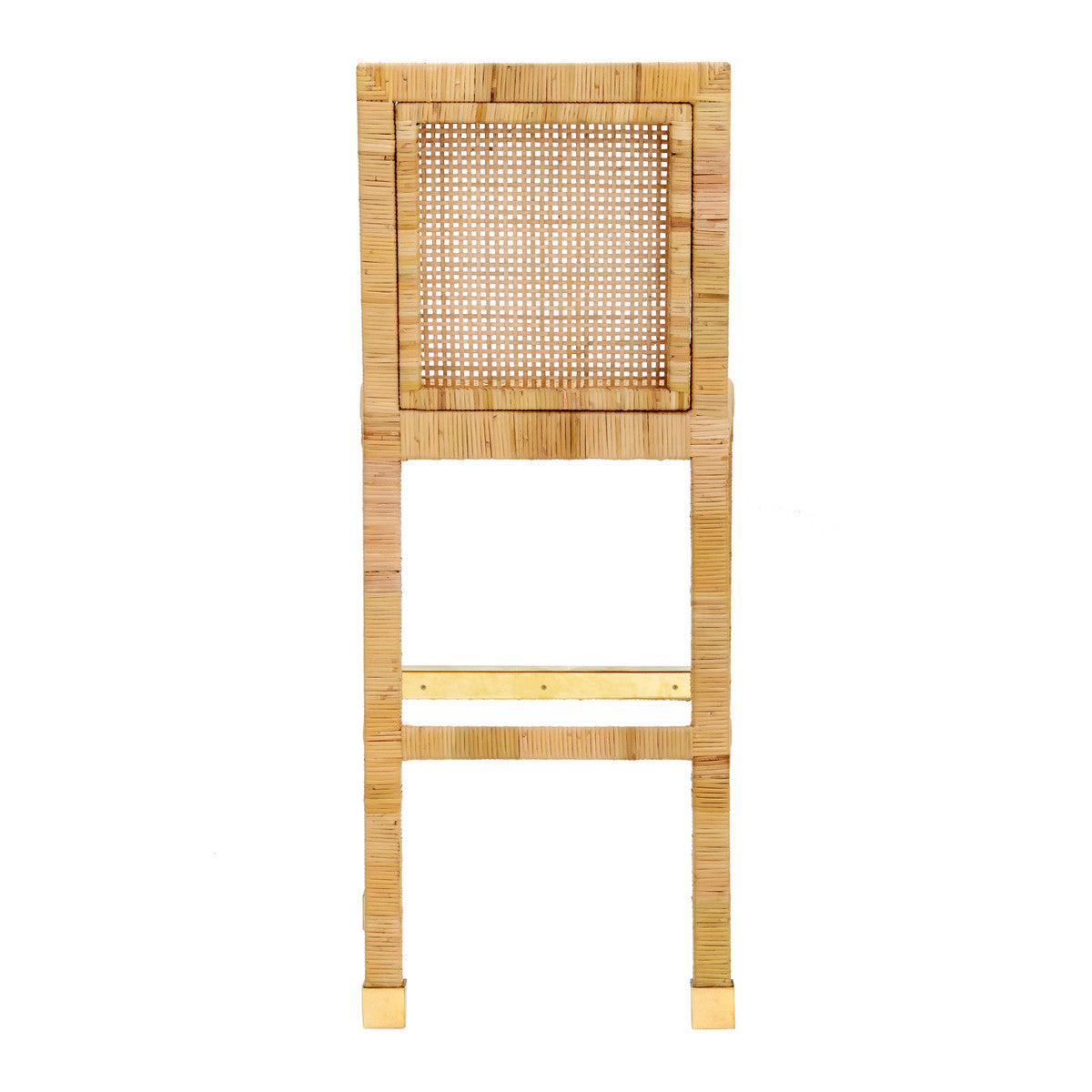 Amara Rattan Fabric Counter Stool In Houston | BeBoldFurniture 