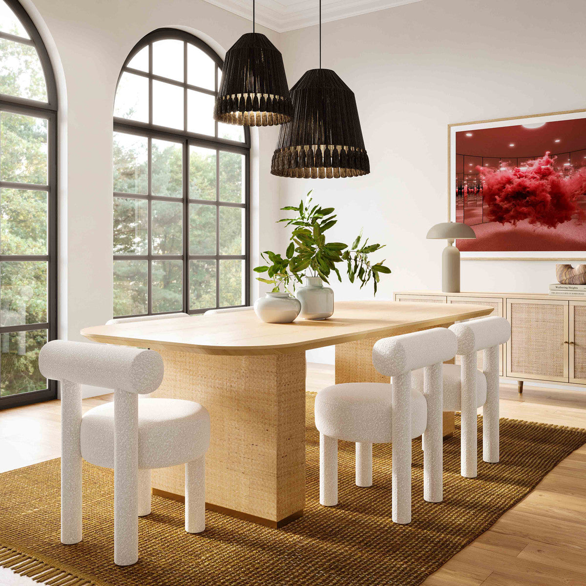 Akiba Rectangular Dining Table In Houston | BeBoldFurniture 