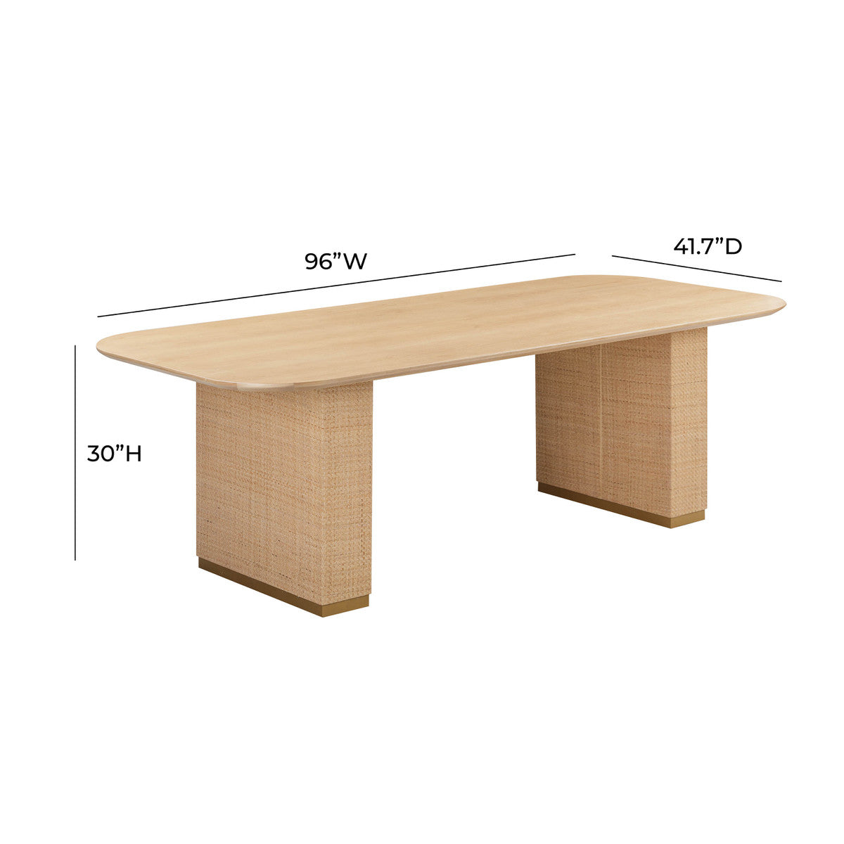 Akiba Rectangular Dining Table In Houston | BeBoldFurniture 