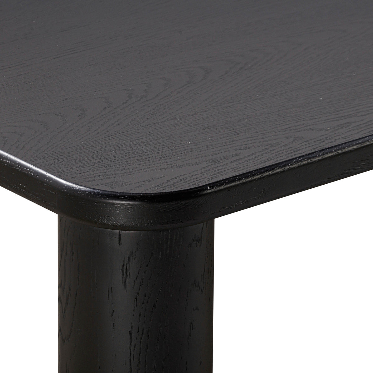 Akola Black Oak Rectangular Dining Table In Houston | BeBoldFurniture 