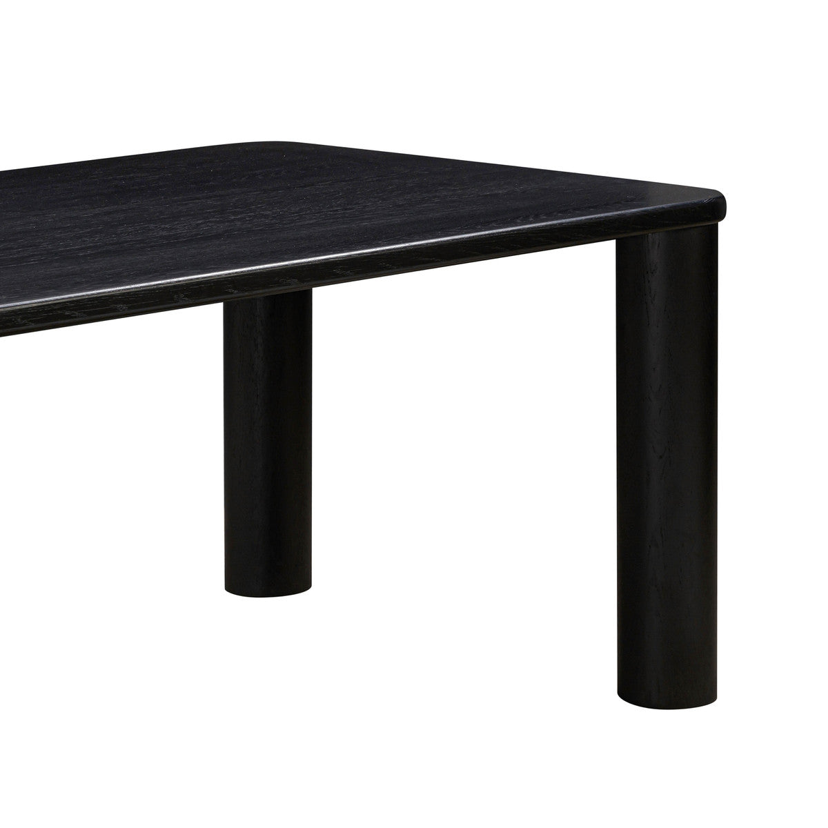 Akola Black Oak Rectangular Dining Table In Houston | BeBoldFurniture 