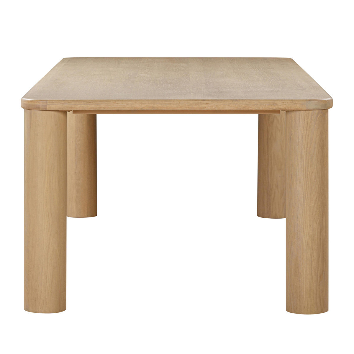 Akola Natural Oak Rectangular Dining Table In Houston | BeBoldFurniture 