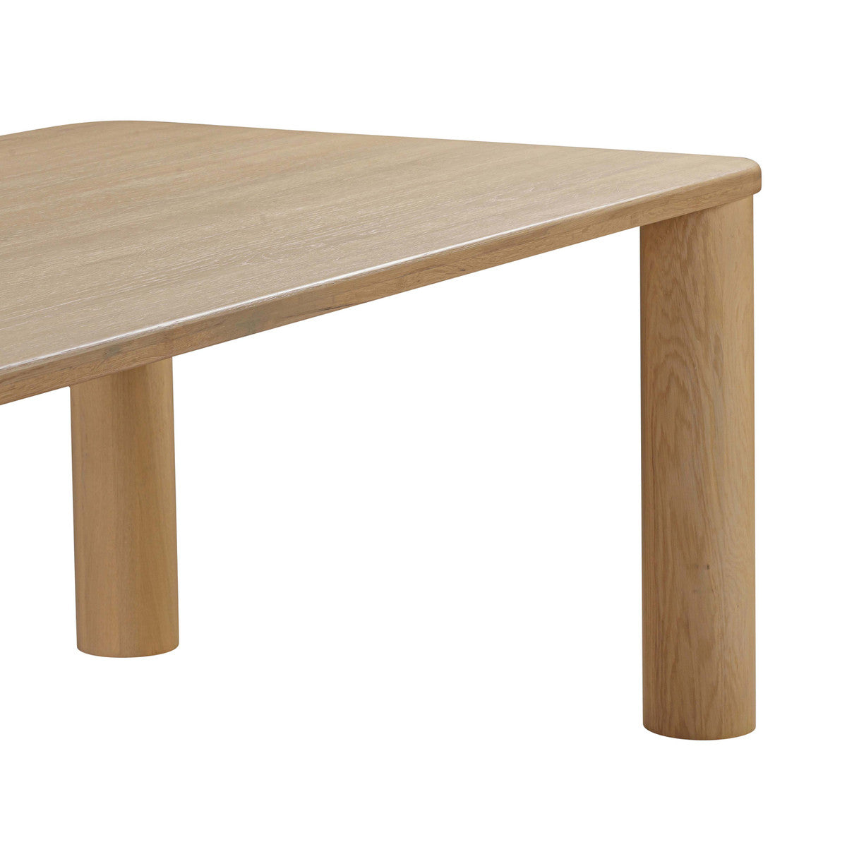 Akola Natural Oak Rectangular Dining Table In Houston | BeBoldFurniture 