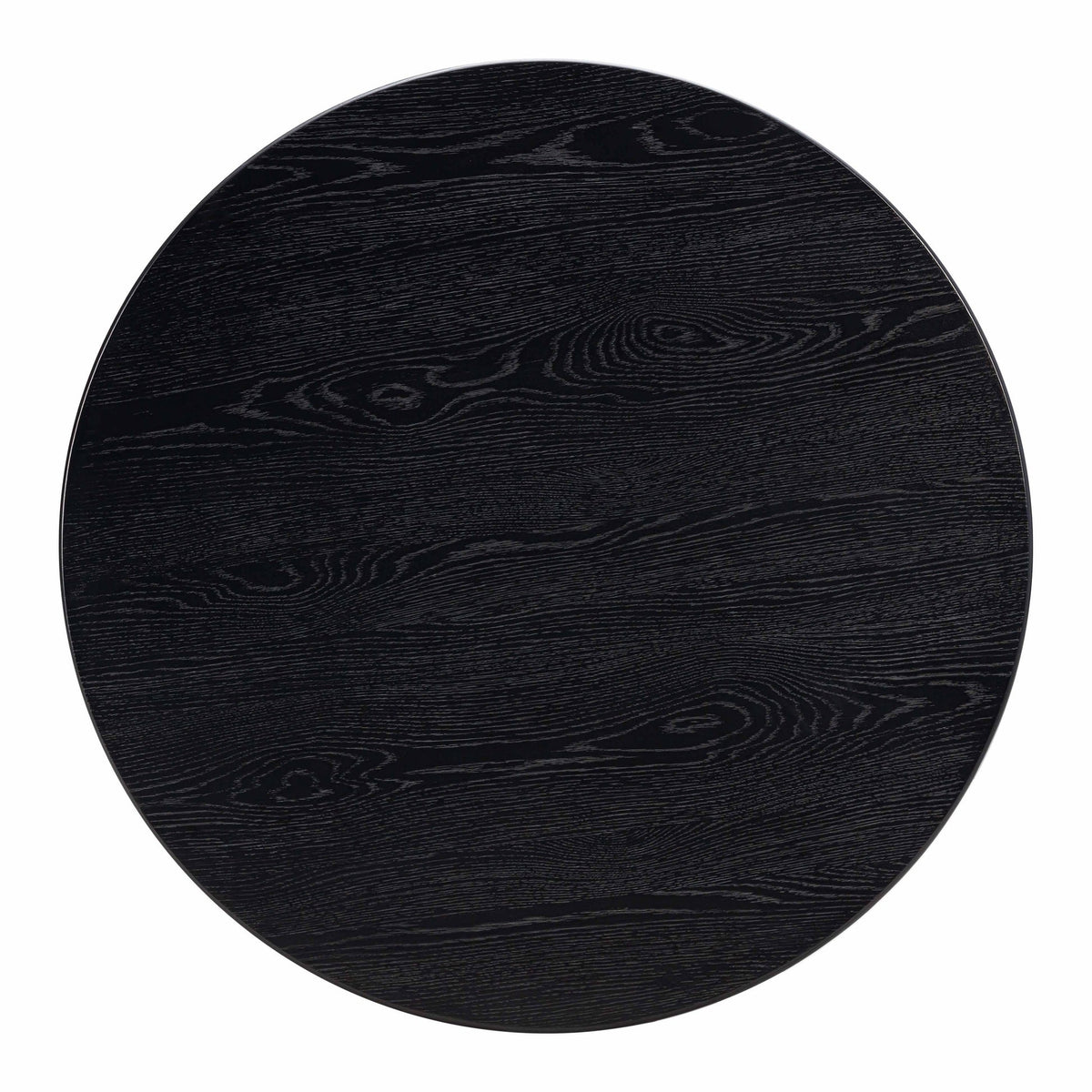 Chelsea Black Oak Round Dining Table | BeBoldFurniture