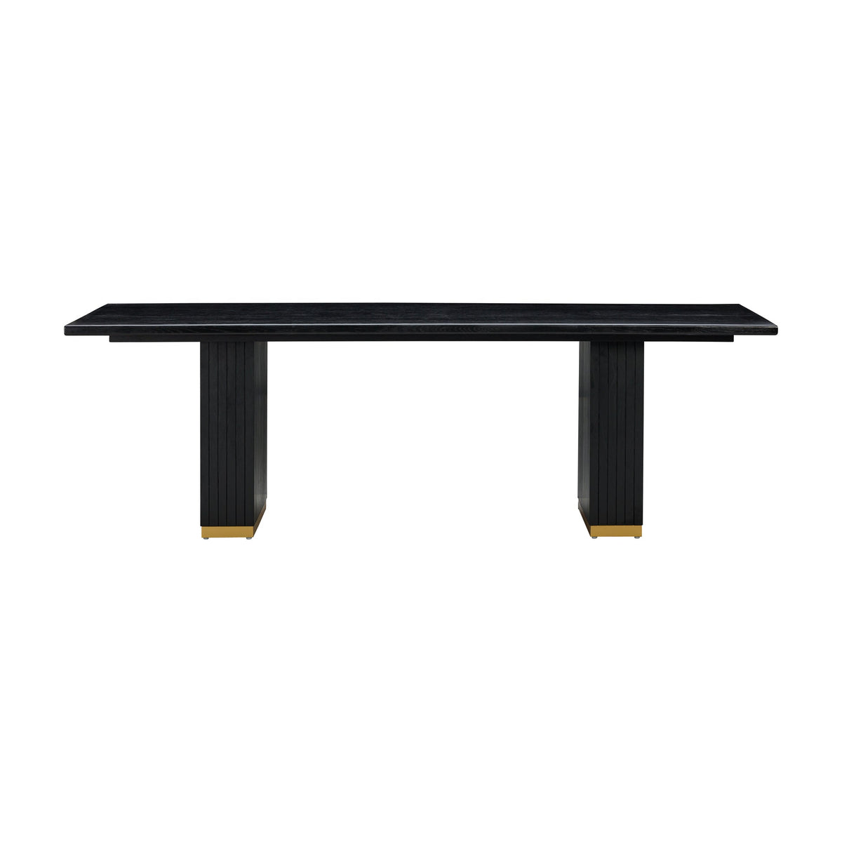 Chelsea Black Oak Rectangular Dining Table | BeBoldFurniture