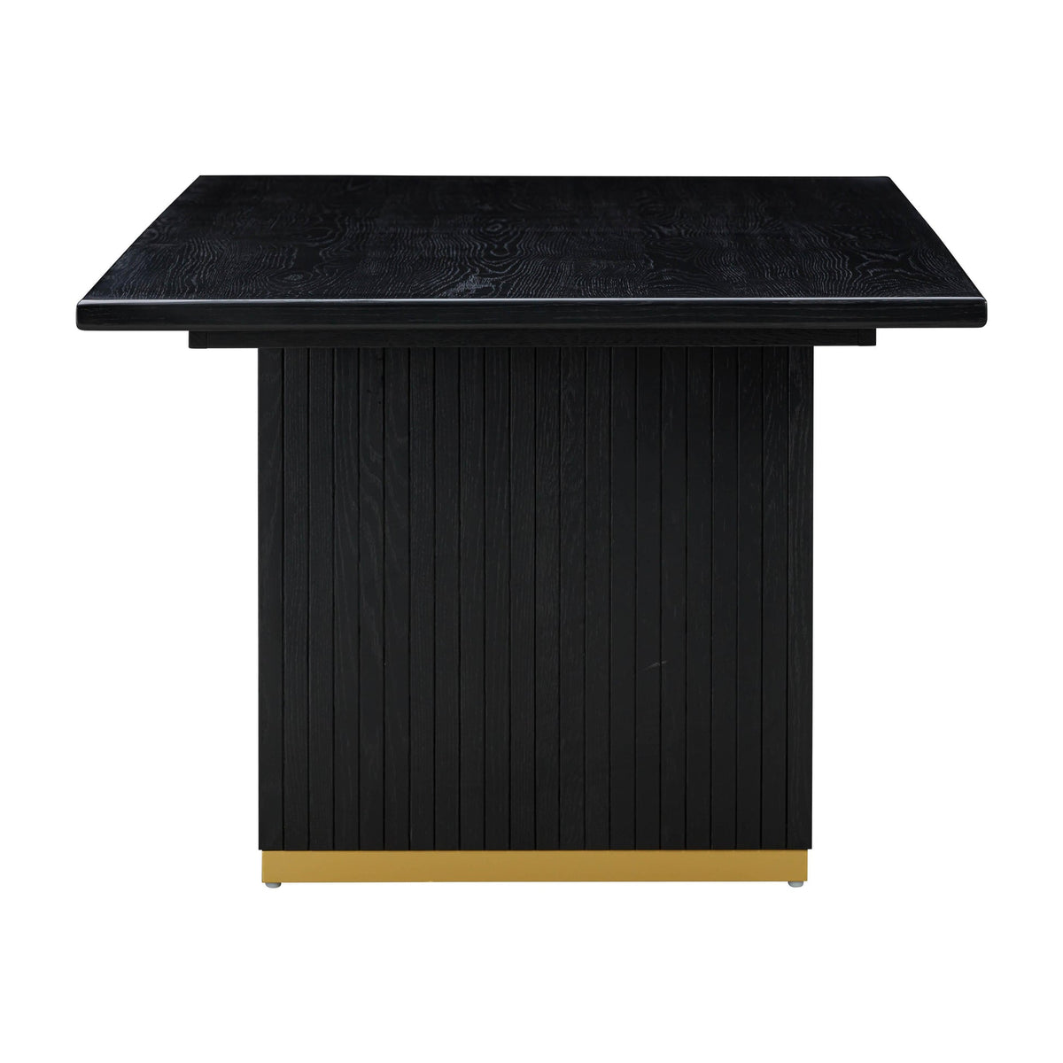 Chelsea Black Oak Rectangular Dining Table | BeBoldFurniture