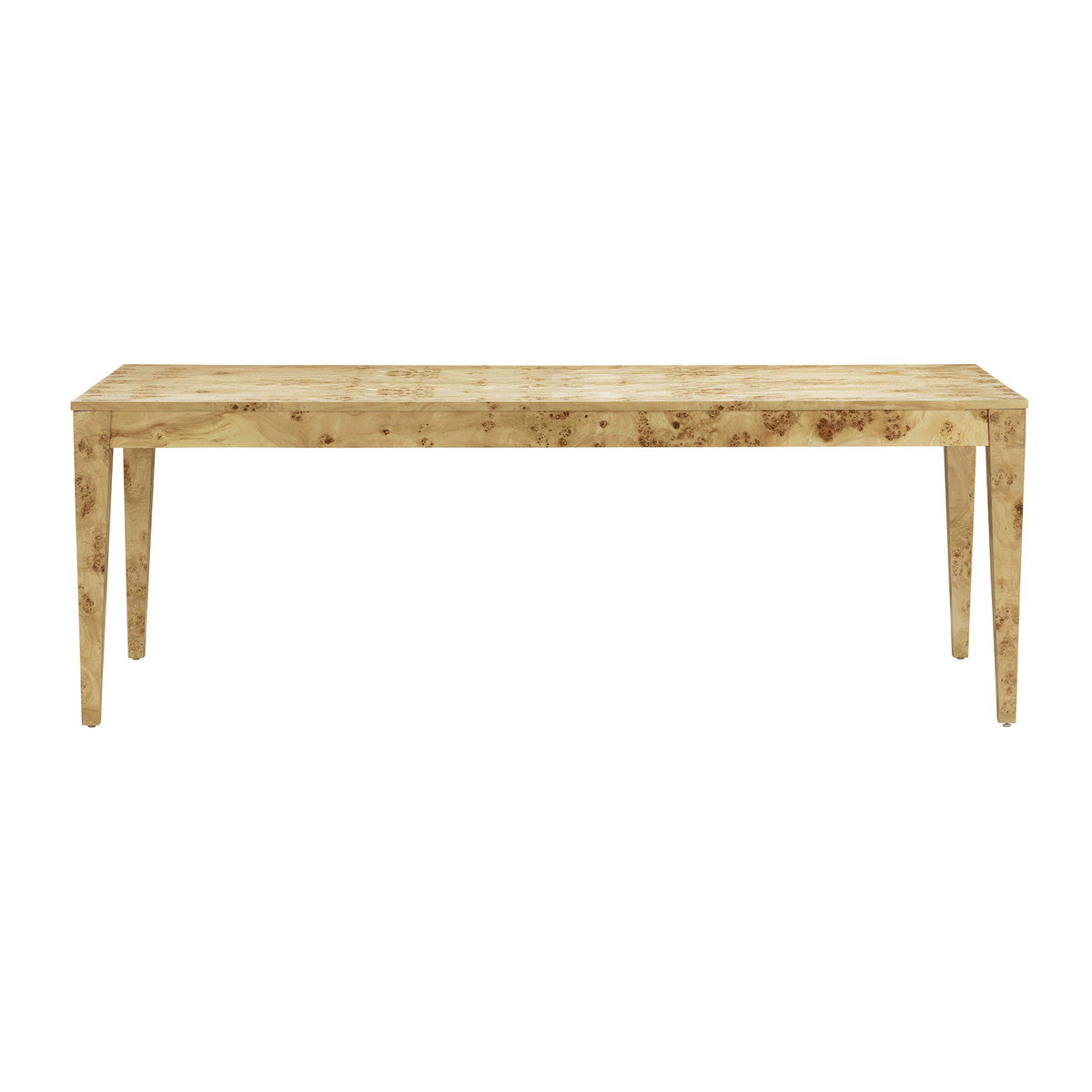 Brandyss Natural Burl Rectangular Dining Table | BeBoldFurniture