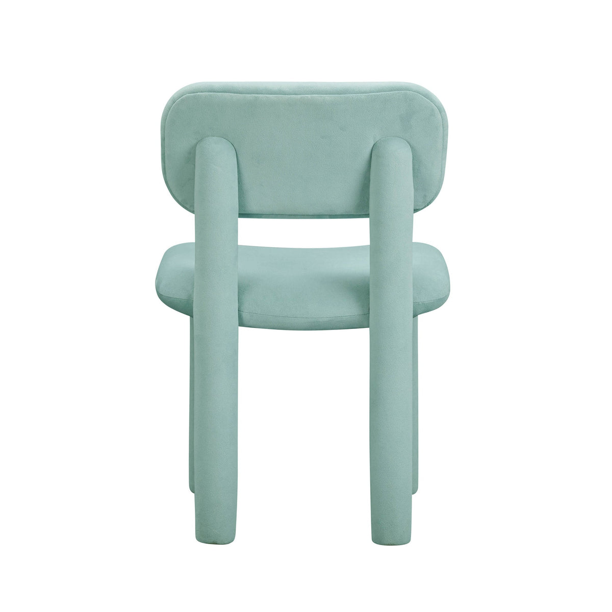 Elise Pale Blue Performance Velvet Dining Chair | BeBoldFurniture