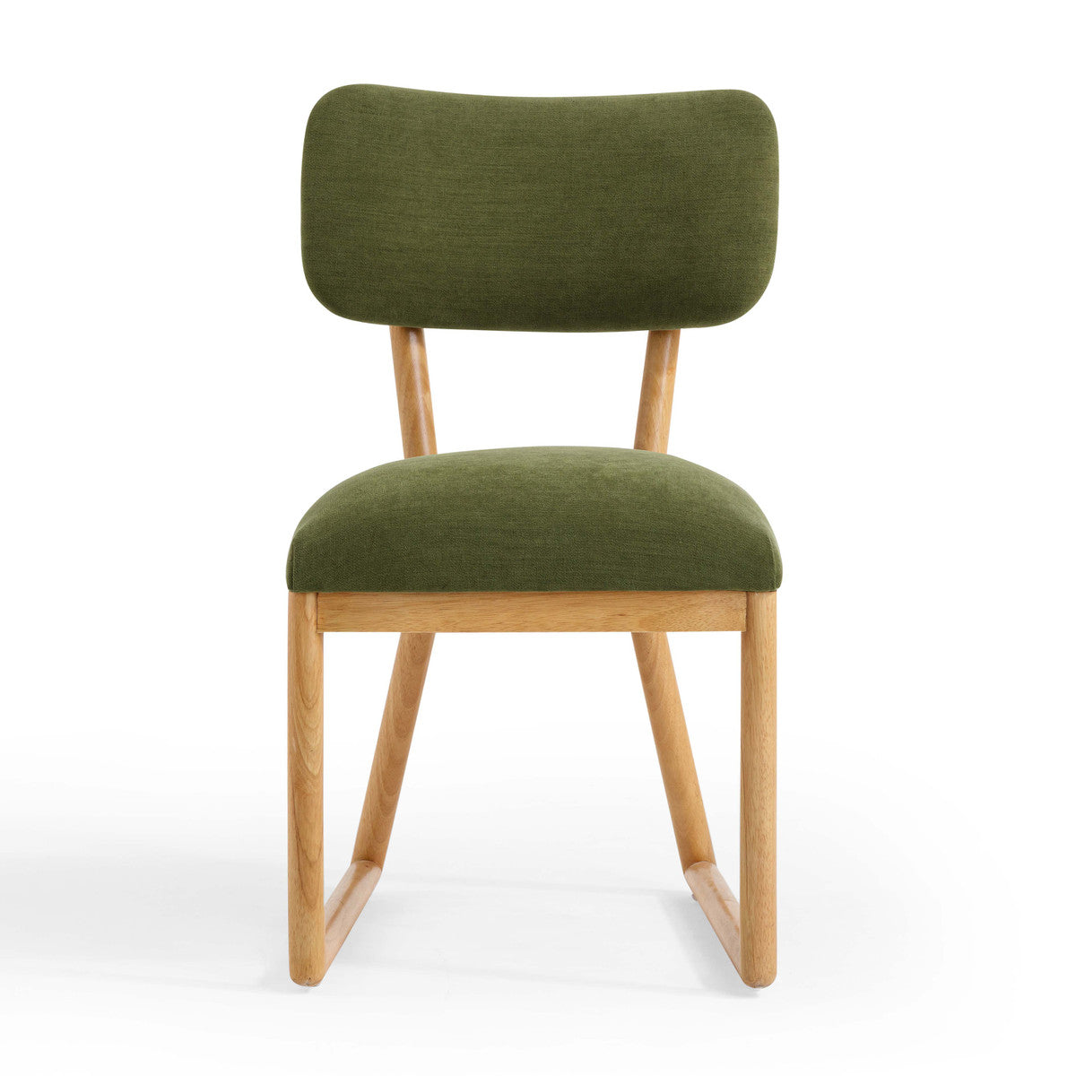 Bobbie Green Performance Upcycled Fabric Dining Chair | BeBoldFurniture