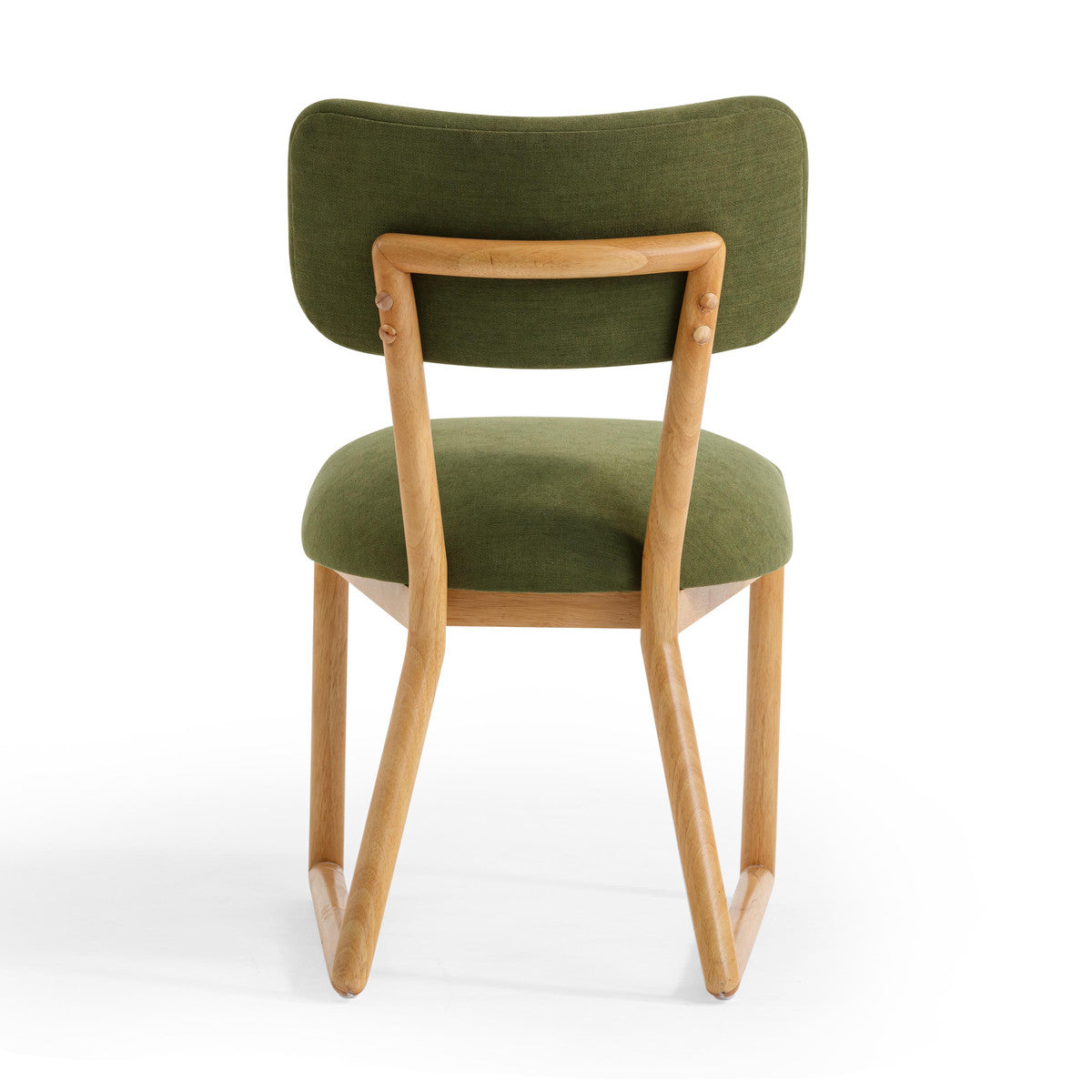 Bobbie Green Performance Upcycled Fabric Dining Chair | BeBoldFurniture