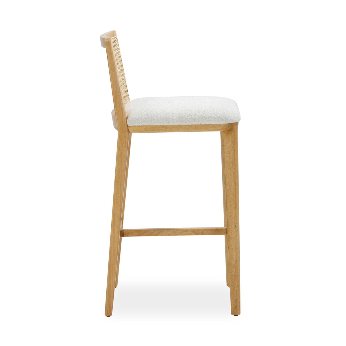 Gerri Performance Tweed and Rattan Counter Stool | BeBoldFurniture