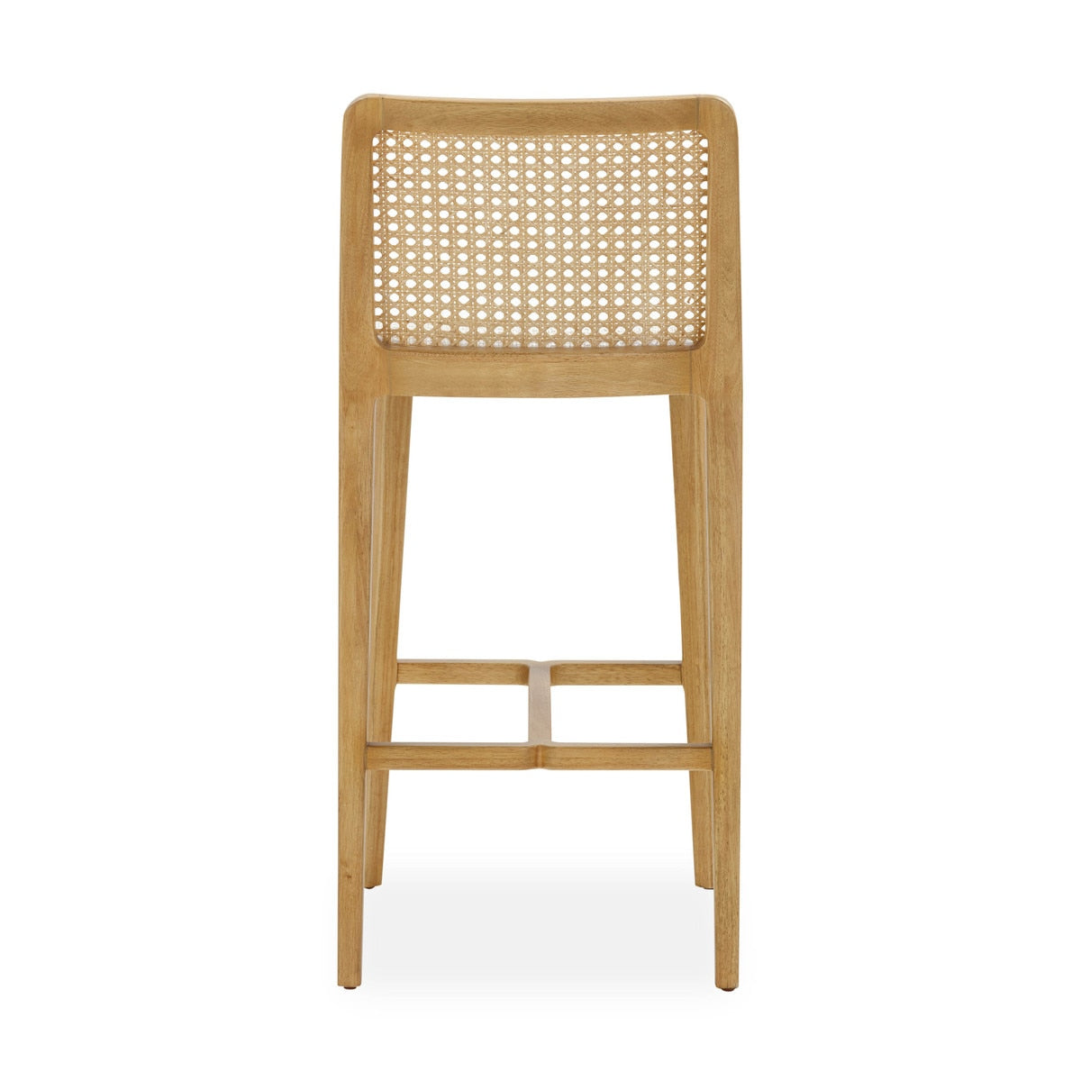 Gerri Performance Tweed and Rattan Counter Stool | BeBoldFurniture