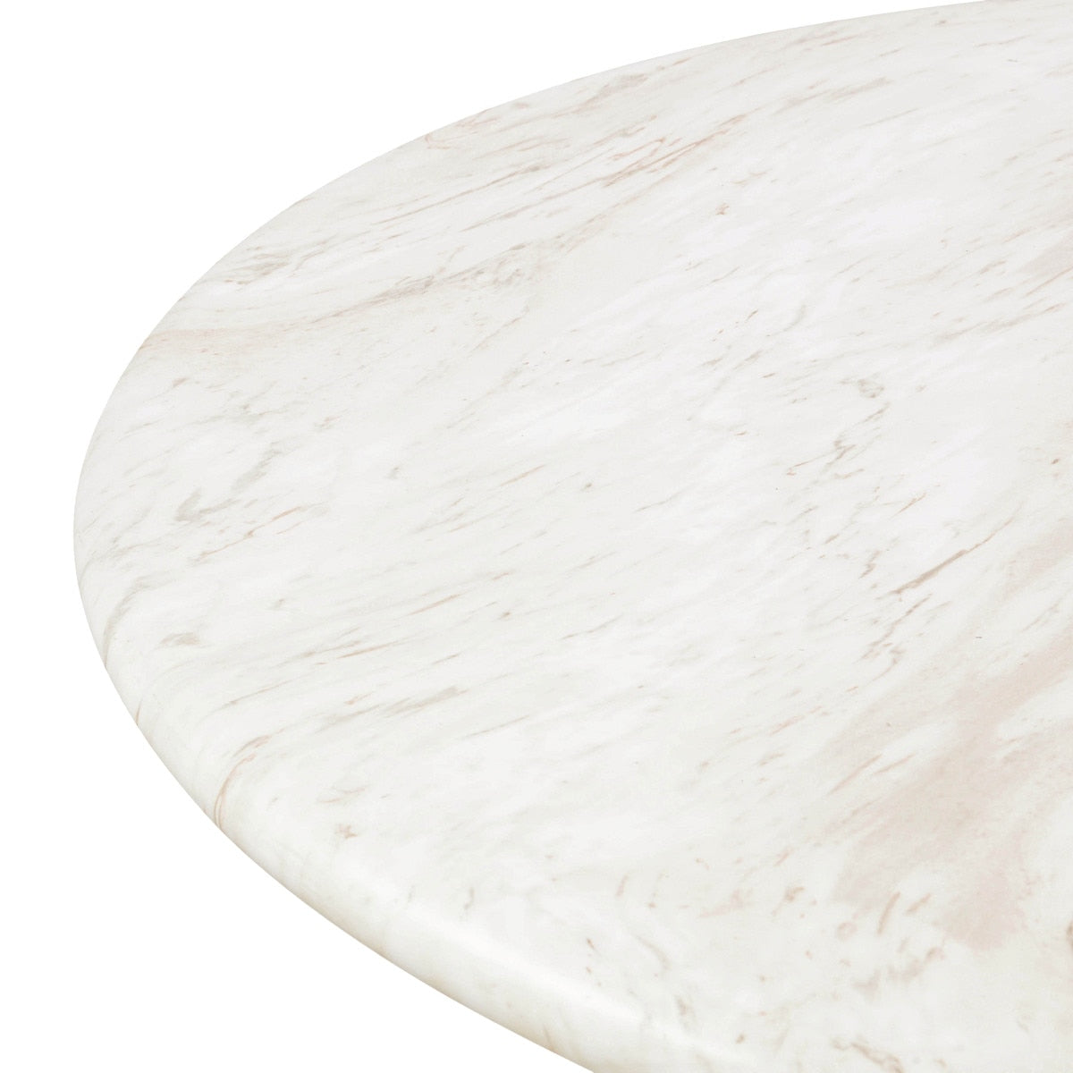 Esme Faux Marble Indoor / Outdoor 48" Round Dining Table