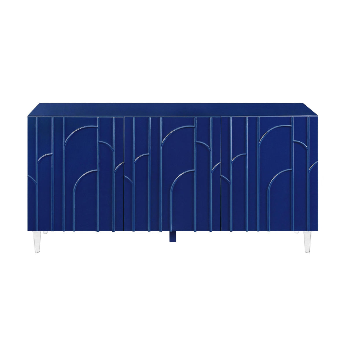 Deco Blue Lacquer Buffet | BeBoldFurniture