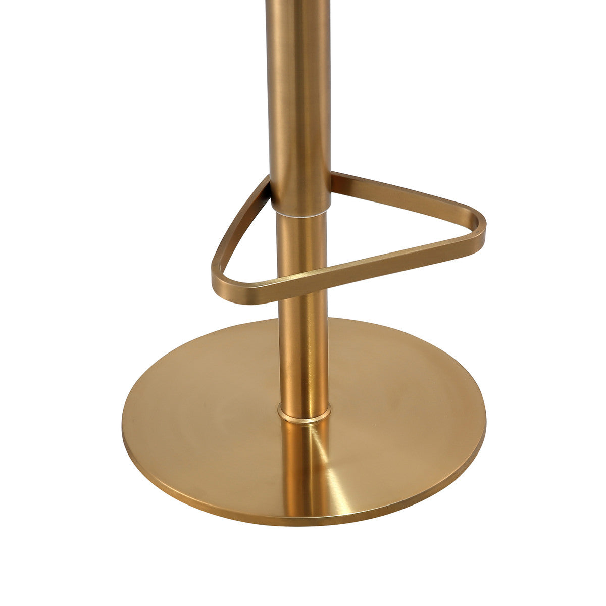 Astro Black and Gold Adjustable Stool In Houston | BeBoldFurniture 