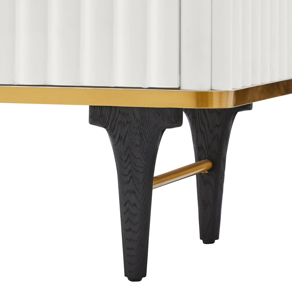 Cordoba Cream Velvet Bar Cabinet | BeBoldFurniture