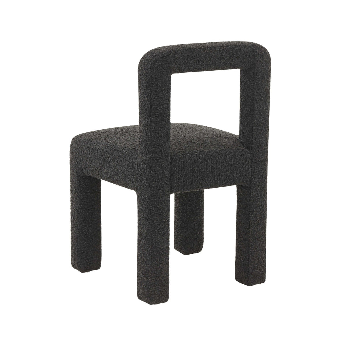 Hazel Black Boucle Dining Chair | BeBoldFurniture