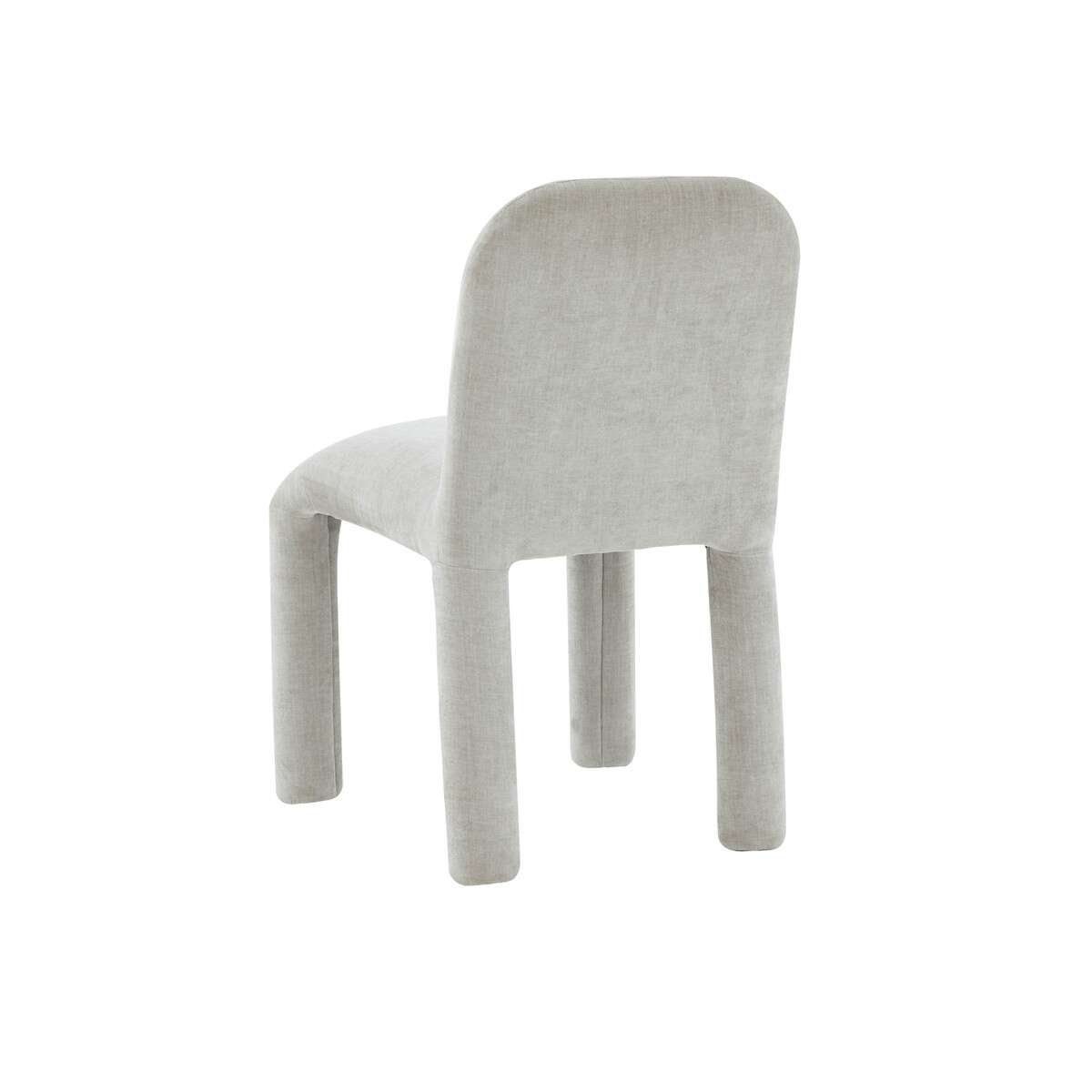 Georgia Light Grey Chenille Dining Chair | BeBoldFurniture