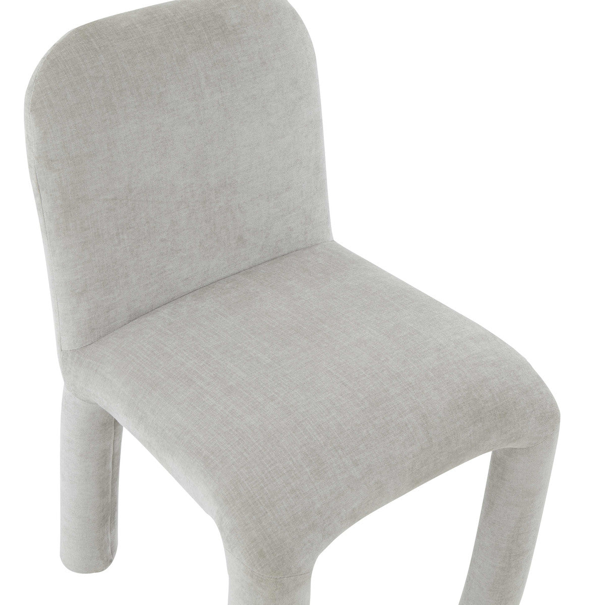 Georgia Light Grey Chenille Dining Chair | BeBoldFurniture