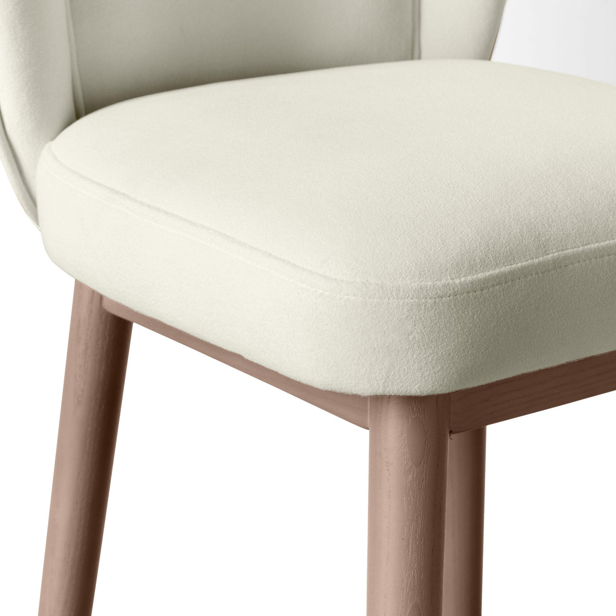 Hailey Cream Velvet Barstool | BeBoldFurniture