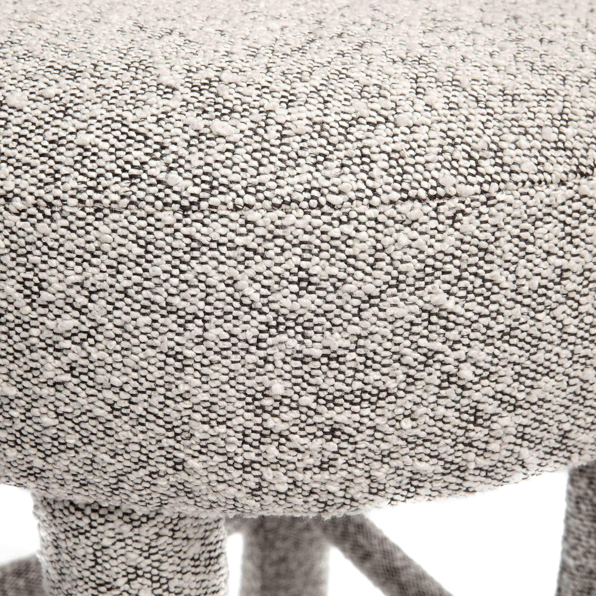 Carmel Black & White Performance Boucle Counter Stool | BeBoldFurniture