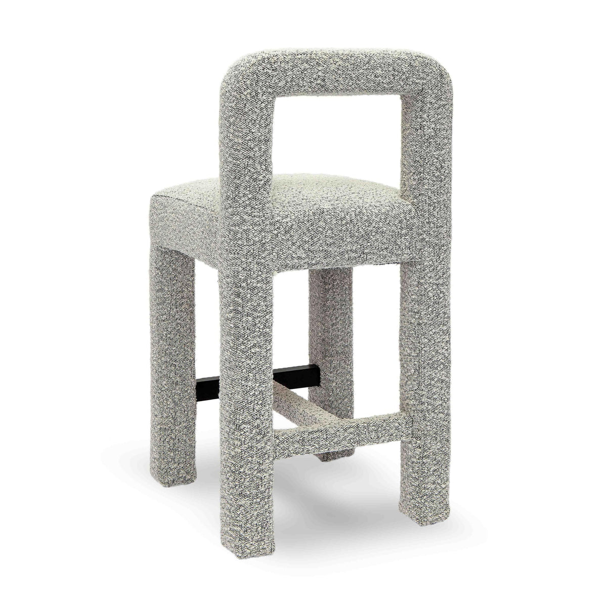 Hazel Grey Boucle Counter Stool | BeBoldFurniture