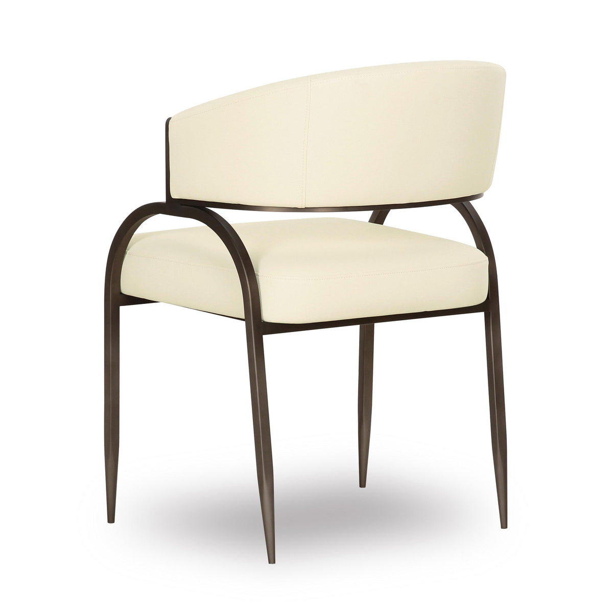 Tatum Cream Performance Vegan Leather Dining Chair | BeBoldFurniture