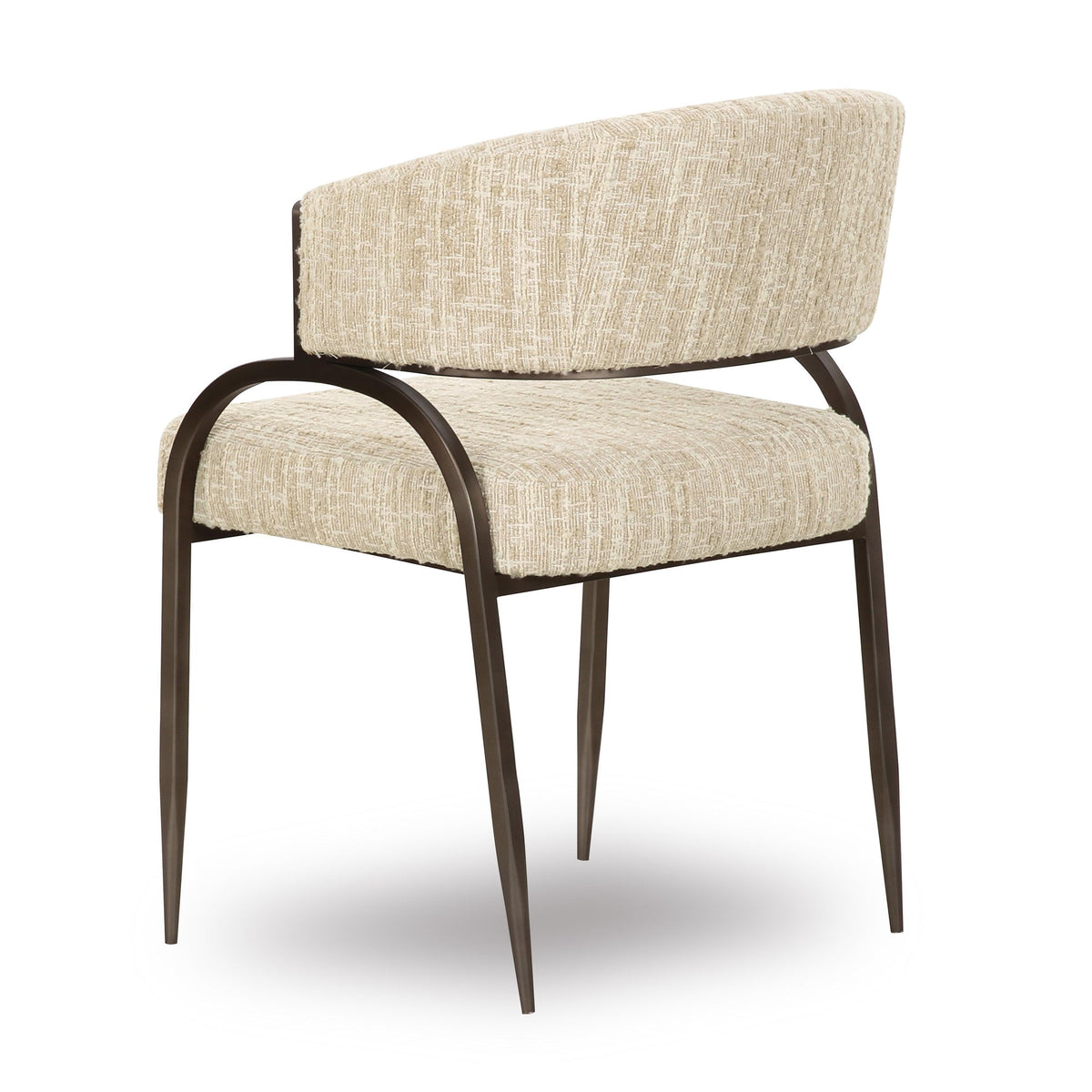 Tatum Cream Textured Performance Boucle Dining Chair | BeBoldFurniture