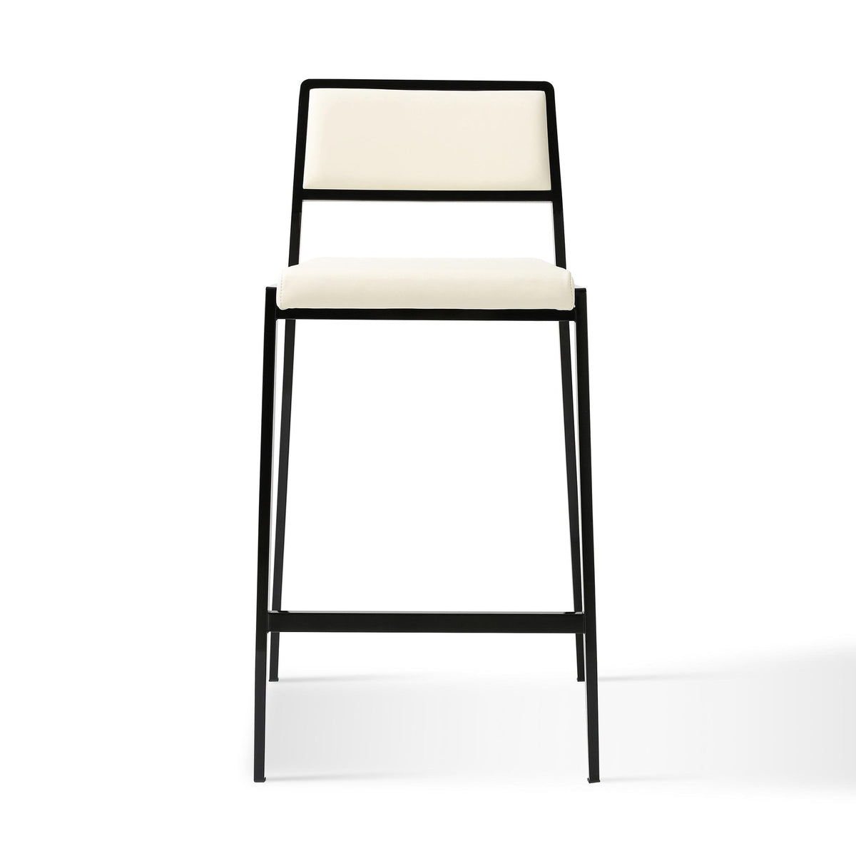 Gale Cream Performance Vegan Leather Stackable Stool - Set of 2
| BeBoldFurniture