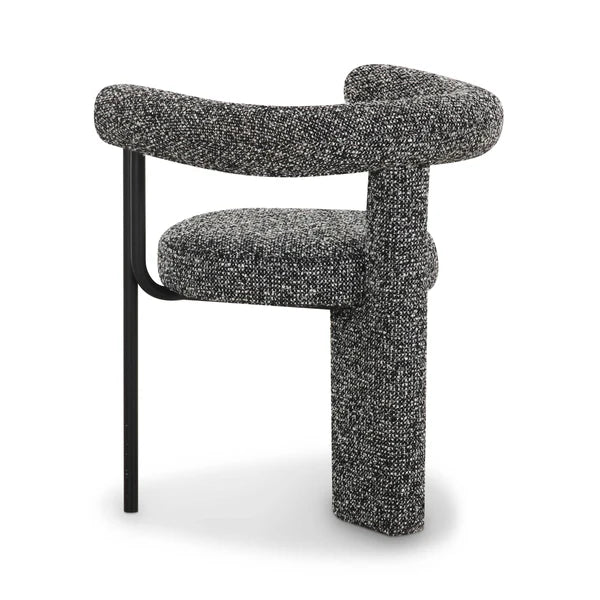 Synn Black Performance Boucle Dining Chair | BeBoldFurniture