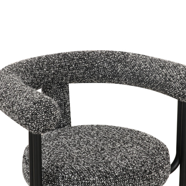 Synn Black Performance Boucle Dining Chair | BeBoldFurniture